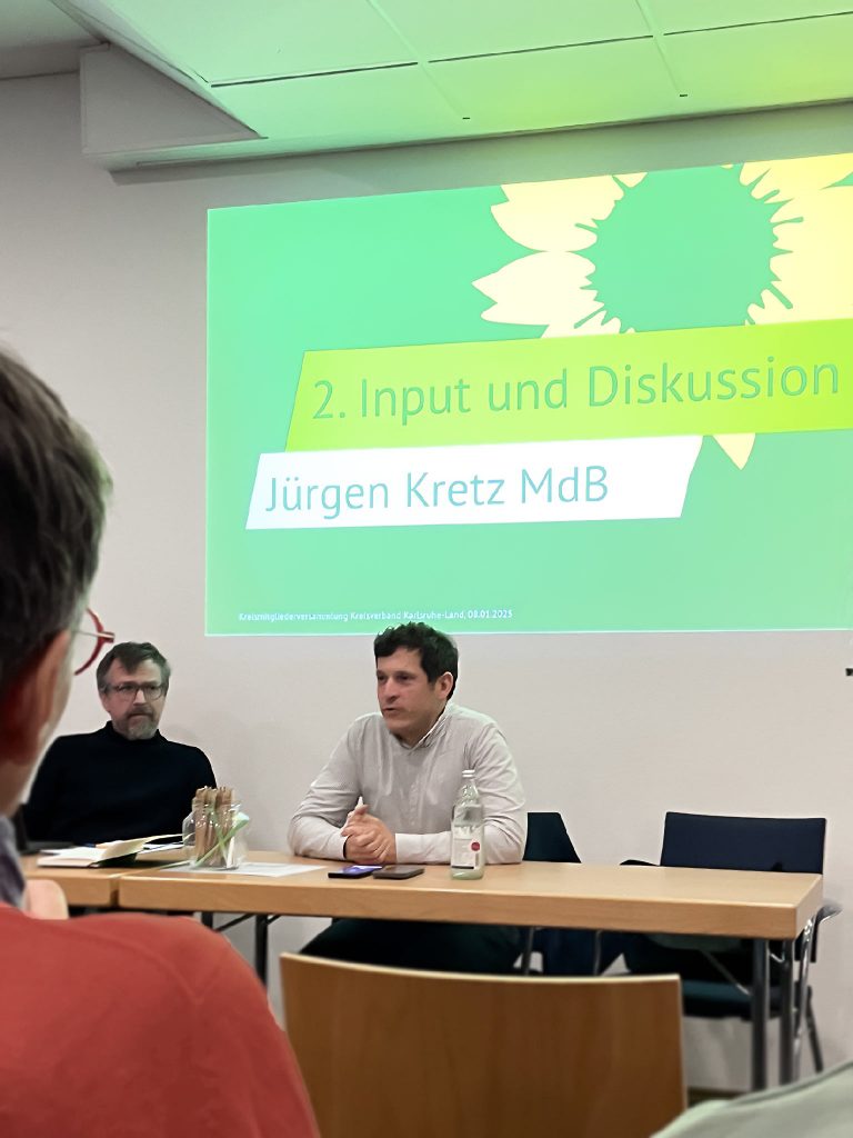 MdB Jürgen Kretz in Bruchsal – Nachhaltige Politik und parlamentarische Zusammenarbeit