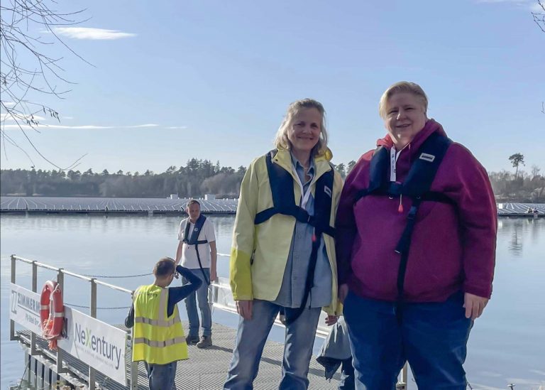Einblick in die Energie der Zukunft – Besuch der Floating-PV-Anlage in Bad Schönborn