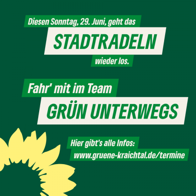 ab 29. Juni 25 Stadtradeln in Kraichtal