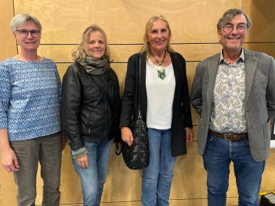 Jubiläum Kraichtal Hilft, Tina Ellis. Andrea Schwarz, Heidi und Rudi