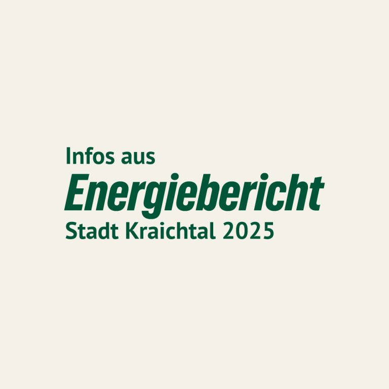Bei der Gemeinderatsitzung der Stadt Kraichtal am 22.07.2026 wurde der Energiebericht 2025 vorgestellt.